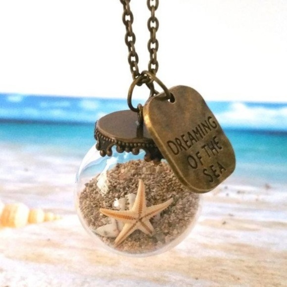 Jewelry - LAST ONE! 🔥 Beach & Shells in a Bottle Necklace